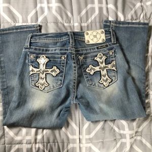 Miss Me girl’s Capri jeans, size 16 girl’s